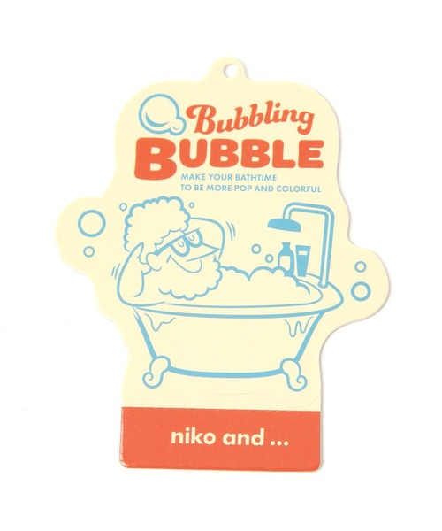 Bubbling BUBBLE】バイカラーバスタオル（タオル）｜niko and