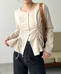 CAPRICIEUX LE'MAGE | ドロストリブTシャツ(Tシャツ/カットソー)