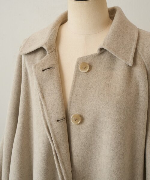 BEARDSLEY（ビアズリー）の「《15 quinze》リバーフレアーコート（その他アウター・レディース・ブラック/ベージュ・FREE）」の10枚目の写真