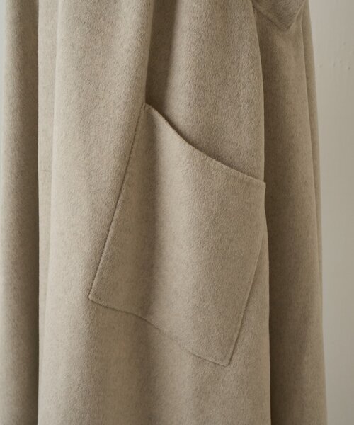 BEARDSLEY（ビアズリー）の「《15 quinze》リバーフレアーコート（その他アウター・レディース・ブラック/ベージュ・FREE）」の12枚目の写真