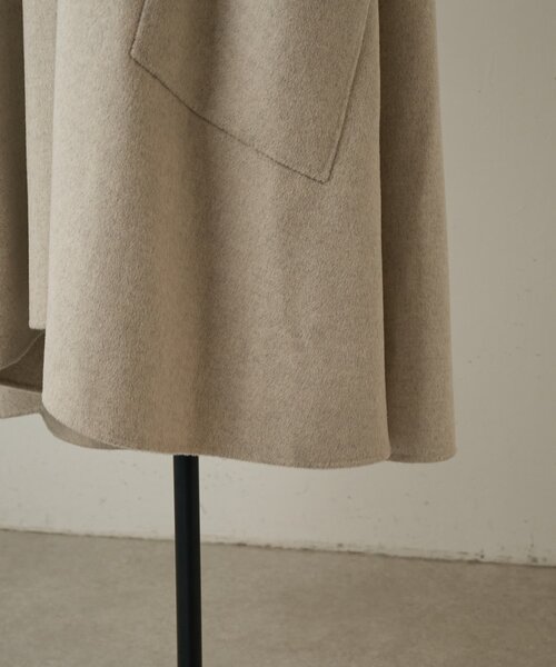 BEARDSLEY（ビアズリー）の「《15 quinze》リバーフレアーコート（その他アウター・レディース・ブラック/ベージュ・FREE）」の13枚目の写真