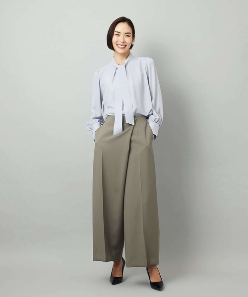 ミッシェルクラン（MICHEL ）/ラップバレルパンツ ラップバレルパンツ（その他パンツ）｜MICHEL KLEIN（ミッシェル