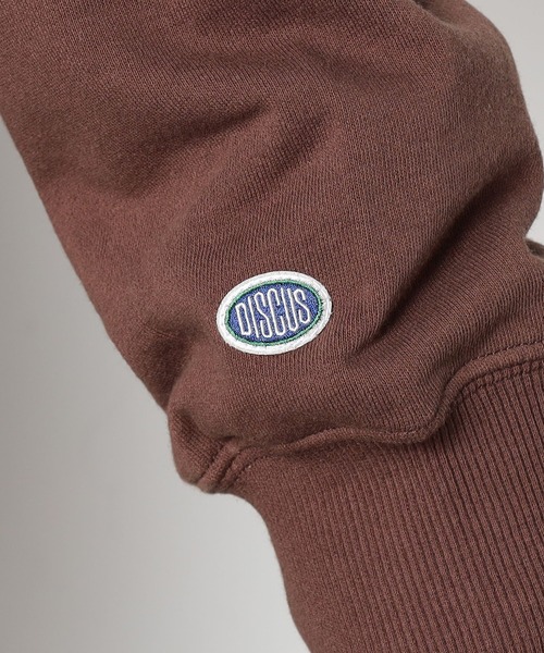 DISCUS（ディスカス）の「DISCUS(ディスカス）×GrandPARK（グランドパーク）別注USAコットンジップフーディ（ベスト・メンズ・ブラック/ブラウン/オートミール・LARGE/MEDIUM）」の6枚目の写真