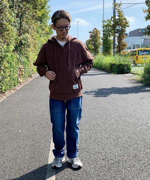 DISCUS（ディスカス）の「DISCUS(ディスカス）×GrandPARK（グランドパーク）別注USAコットンジップフーディ（ベスト・メンズ・ブラック/ブラウン/オートミール・LARGE/MEDIUM）」の18枚目の写真