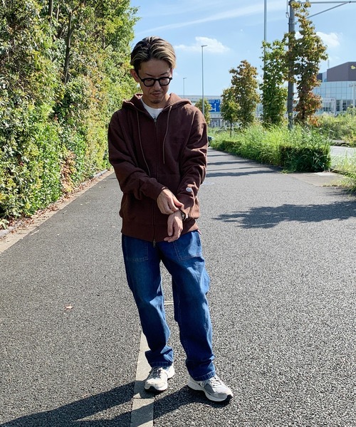 DISCUS（ディスカス）の「DISCUS(ディスカス）×GrandPARK（グランドパーク）別注USAコットンジップフーディ（ベスト・メンズ・ブラック/ブラウン/オートミール・LARGE/MEDIUM）」の20枚目の写真