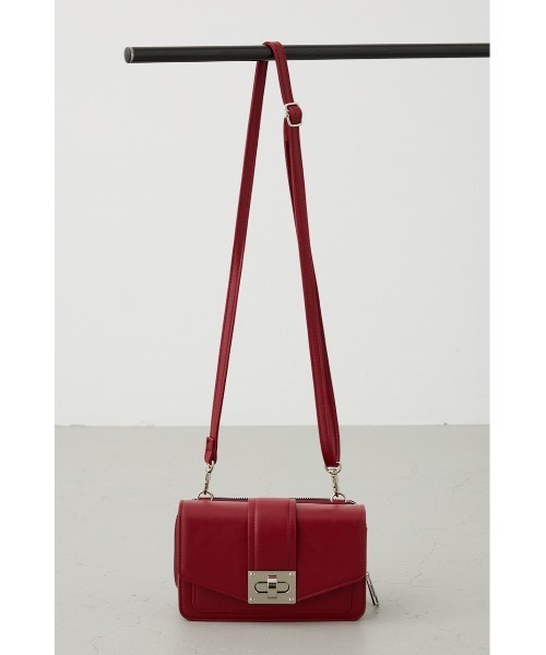 ターンロックフラップウォレットバッグ（ショルダーバッグ）｜AZUL BY