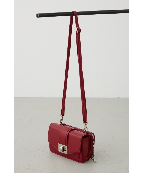 ターンロックフラップウォレットバッグ（ショルダーバッグ）｜AZUL BY