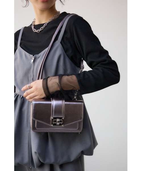 ターンロックフラップウォレットバッグ（ショルダーバッグ）｜AZUL BY