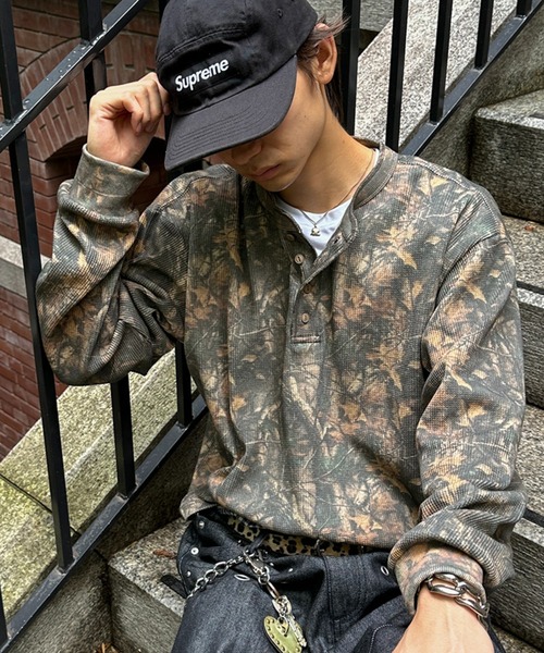 ASSORTED HENLEY NECK THERMAL／アソートヘンリーネックサーマル（T