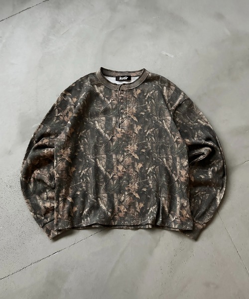 ASSORTED HENLEY NECK THERMAL／アソートヘンリーネックサーマル