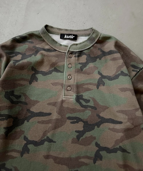 ASSORTED HENLEY NECK THERMAL／アソートヘンリーネックサーマル