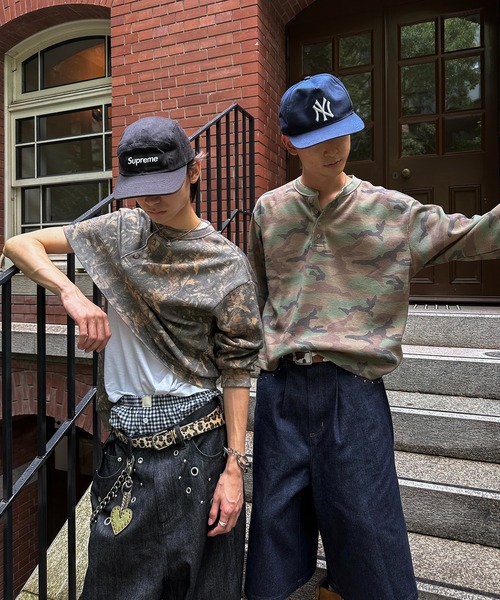 ASSORTED HENLEY NECK THERMAL／アソートヘンリーネックサーマル（T