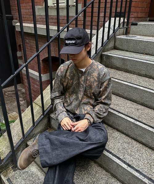 kutir 迷彩柄　アソートヘンリーネックサーマル ASSORTED HENLEY NECK THERMAL／アソートヘンリーネックサーマル