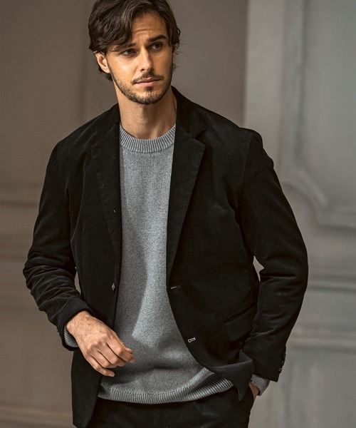 AKM Contemporary(エイケイエムコンテンポラリー)の「【WEB・直営店限定】AKM Contemporary(エイケイエムコンテンポラリー)カシミヤ混 ミラノリブ クルーネックニット(保温性/肉厚生地)(ニット/セーター・メンズ・グレー/ブラック/ホワイト/ブラウン・S/M/L/XL)」の22枚目の写真