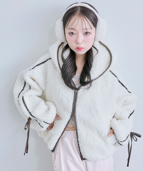 Kastane COWカールシャギーコート kastane COWカールシャギーコート