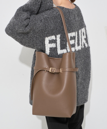 SLOBE IENA | 《追加2》SLOBE ベルトスクエアトートバッグ(ショルダーバッグ)