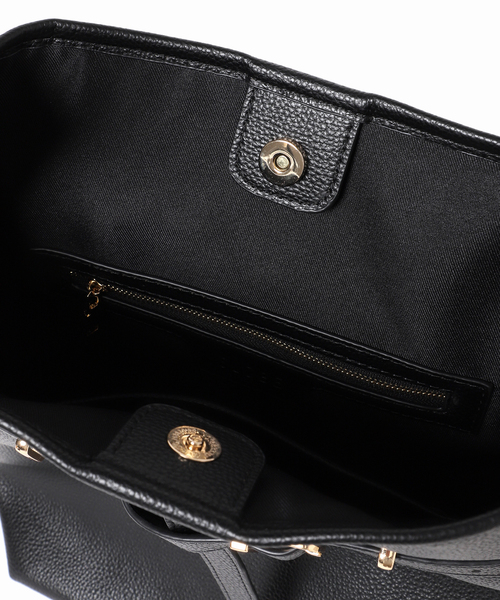 SLOBE IENA（スローブイエナ）の「《追加2》SLOBE ベルトスクエアトートバッグ（ショルダーバッグ・レディース・ブラック/ブラウン・FREE）」の8枚目の写真