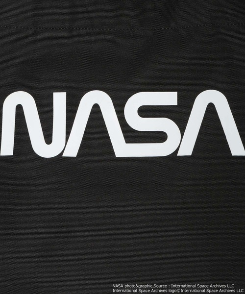 LOWRYS FARM（ローリーズファーム）の「【LFM(U)】ＮＡＳＡナイロンショルダートートＢＡＧ　 601976（トートバッグ・メンズ・ブラック・FREE）」の12枚目の写真