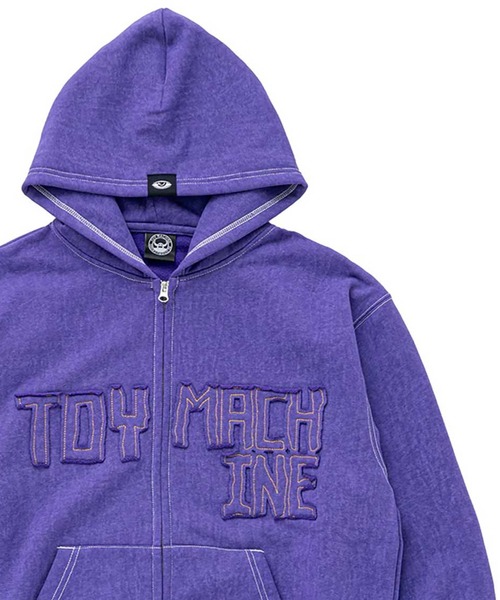 セール】TM PIGMENT SWEAT ZIP PARKA（パーカー）｜TOY MACHINE（トイ