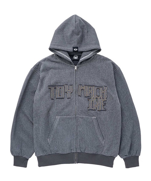 TM PIGMENT SWEAT ZIP PARKA（パーカー）｜TOY MACHINE（トイ マシーン