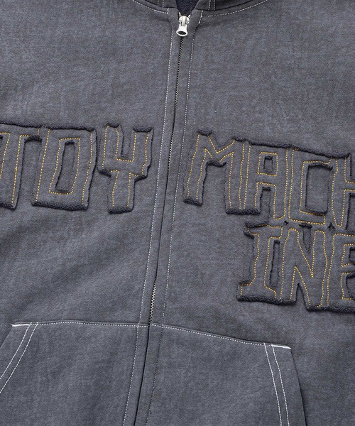 TM PIGMENT SWEAT ZIP PARKA（パーカー）｜TOY MACHINE（トイ マシーン