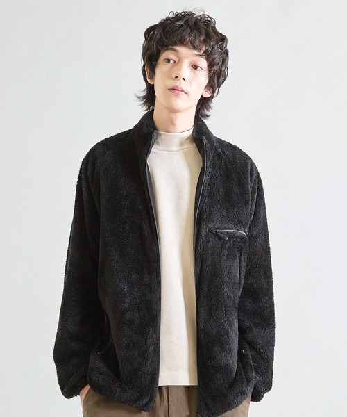 UNION STATION（ユニオンステーション）の「【2WAY】リバーシブルフリースタッチブルゾン（ブルゾン・メンズ・グレー系その他/ブラック×ブラック/パープル系その他/チャコールグレー・LL/L/M）」の5枚目の写真