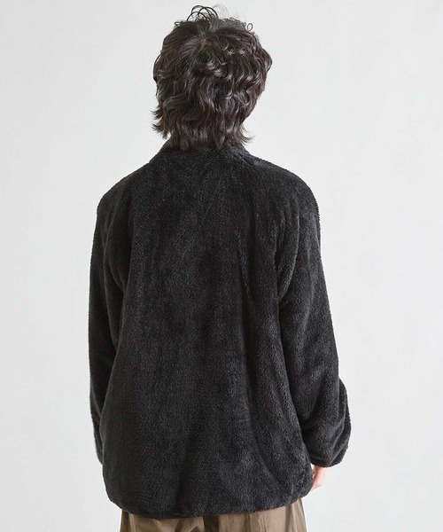 UNION STATION（ユニオンステーション）の「【2WAY】リバーシブルフリースタッチブルゾン（ブルゾン・メンズ・グレー系その他/ブラック×ブラック/パープル系その他/チャコールグレー・LL/L/M）」の7枚目の写真