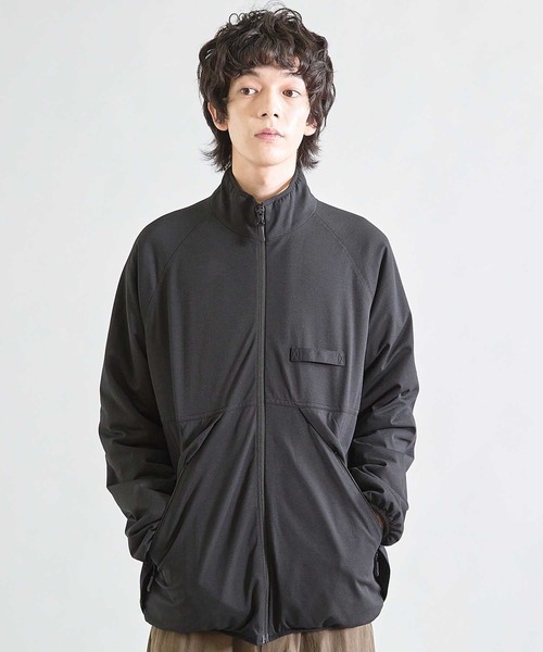 UNION STATION（ユニオンステーション）の「【2WAY】リバーシブルフリースタッチブルゾン（ブルゾン・メンズ・グレー系その他/ブラック×ブラック/パープル系その他/チャコールグレー・LL/L/M）」の9枚目の写真