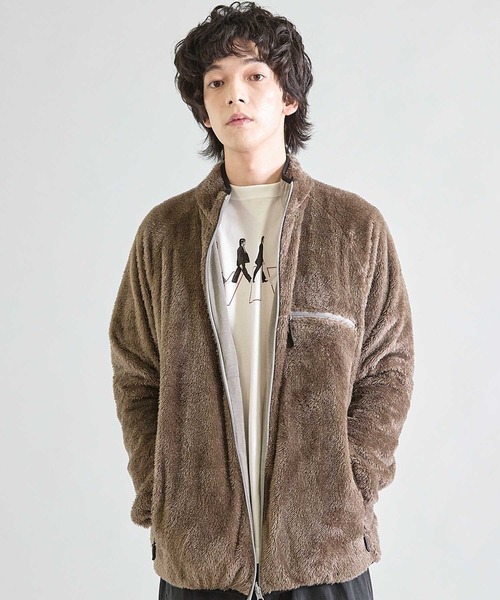 UNION STATION（ユニオンステーション）の「【2WAY】リバーシブルフリースタッチブルゾン（ブルゾン・メンズ・グレー系その他/ブラック×ブラック/パープル系その他/チャコールグレー・LL/L/M）」の15枚目の写真