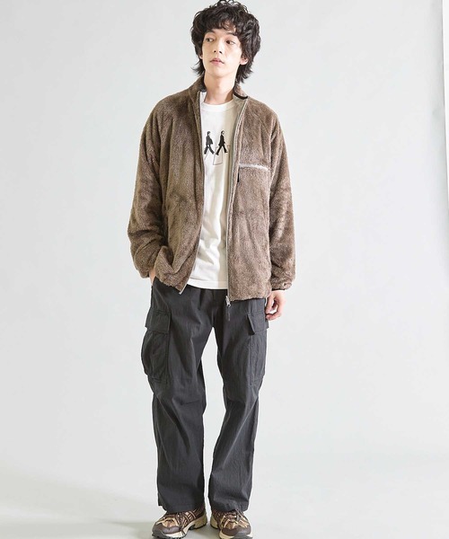 UNION STATION（ユニオンステーション）の「【2WAY】リバーシブルフリースタッチブルゾン（ブルゾン・メンズ・グレー系その他/ブラック×ブラック/パープル系その他/チャコールグレー・LL/L/M）」の18枚目の写真