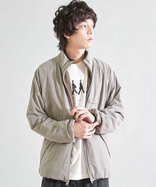 UNION STATION（ユニオンステーション）の「【2WAY】リバーシブルフリースタッチブルゾン（ブルゾン・メンズ・グレー系その他/ブラック×ブラック/パープル系その他/チャコールグレー・LL/L/M）」の22枚目の写真