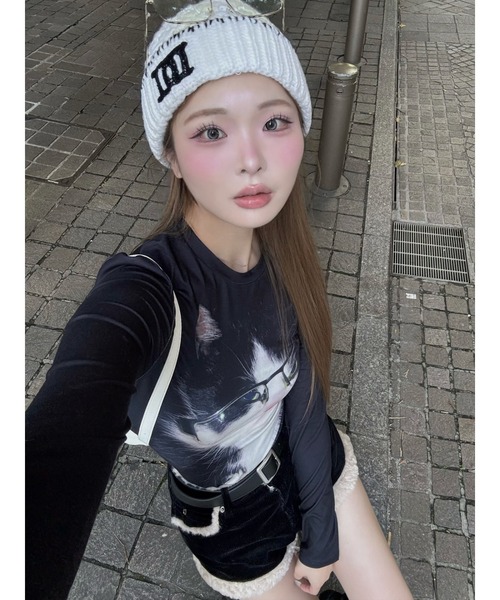 DDロゴバスケットニットビーニー（ニットキャップ/ビーニー）｜Darich