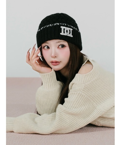 darich ダーリッチ　DDロゴバスケットニットビーニー DDロゴバスケットニットビーニー（ニットキャップ/ビーニー）｜Darich