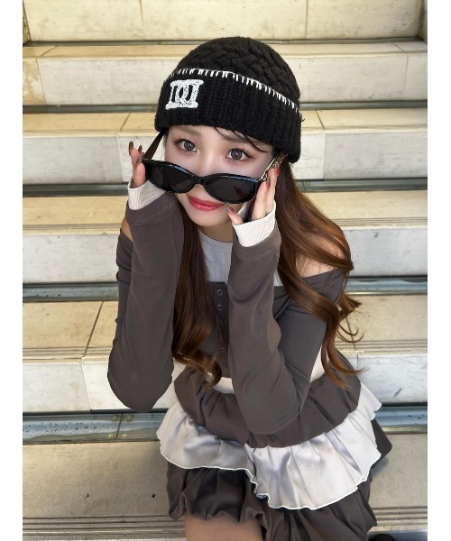 DDロゴバスケットニットビーニー（ニットキャップ/ビーニー）｜Darich