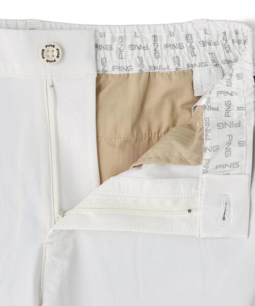 【ホワイト】全方向ストレッチ コーデュラテーパードパンツ <LADIES LINE> (LADIES) PING（ピン） パンツ 「PING APPAREL」全方向ストレッチ コーデュラ