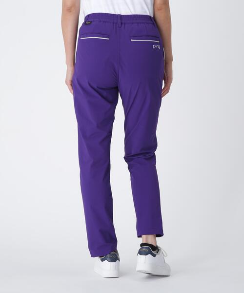【ホワイト】全方向ストレッチ コーデュラテーパードパンツ <LADIES LINE> (LADIES) PING APPAREL】全方向ストレッチ コーデュラテーパードパンツ ＜LADIES