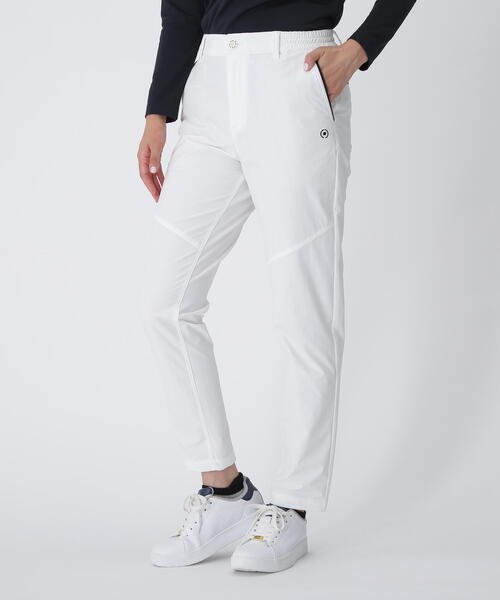 【ホワイト】全方向ストレッチ コーデュラテーパードパンツ <LADIES LINE> (LADIES) PING APPAREL】全方向ストレッチ コーデュラテーパードパンツ ＜LADIES
