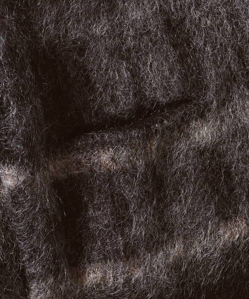 JOURNAL STANDARD J.S HOMESTEAD(ジャーナルスタンダードホームステッド)の「Stead / ステッド モヘヤ ミックス プレイド カーディガン(カーディガン/ボレロ・メンズ・ネイビー/ブルー系その他/チャコールグレー/ブラック系その他・LARGE/MEDIUM)」の8枚目の写真