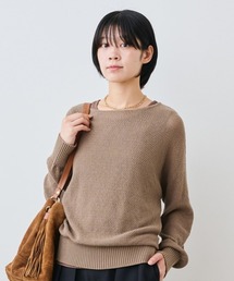 NKNIT シアー　薄手　春　ニット　ブラウン　ウール100% NKNIT シアー 薄手 春 ニット ブラウン ウール100% 【公式通販】