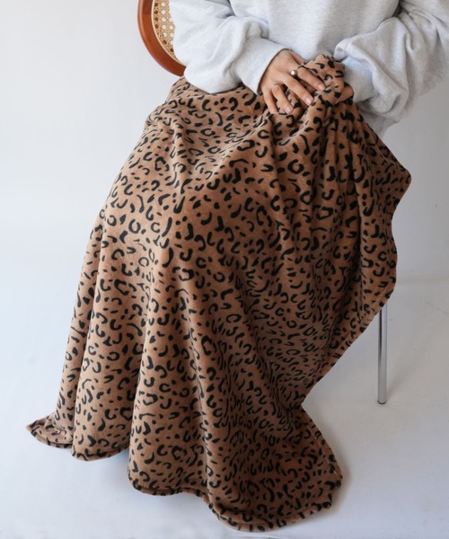 セール】【 Port / ポート 】 レオパード ブランケット