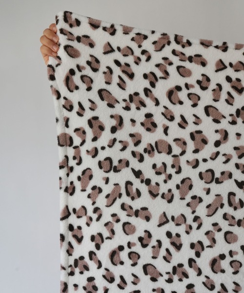セール】【 Port / ポート 】 レオパード ブランケット
