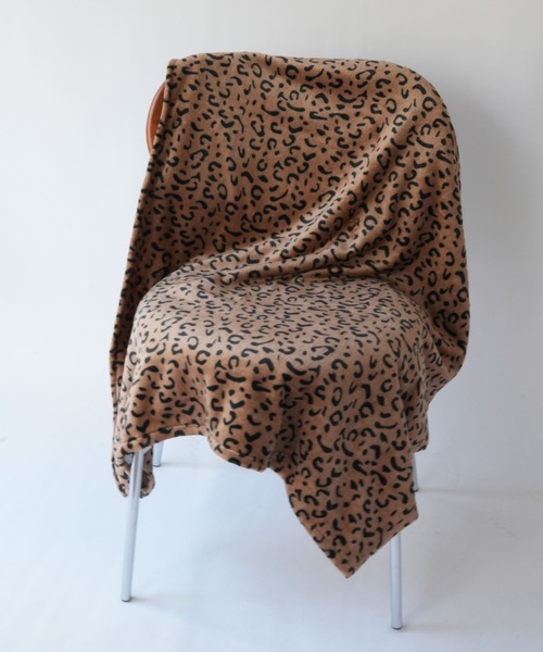 セール】【 Port / ポート 】 レオパード ブランケット