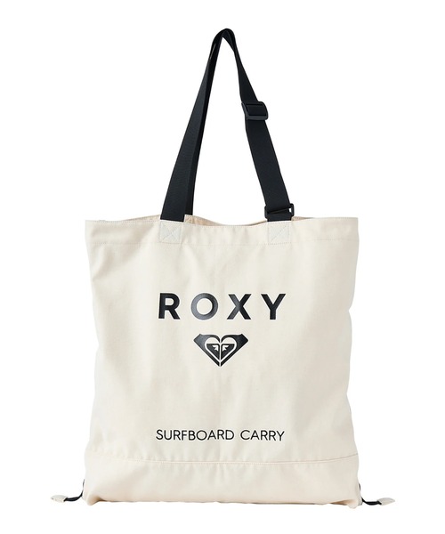 ROXY(ロキシー)の「SURFBOARD CANVAS TOT/ロキシーロゴトートバッグ(トートバッグ・レディース・ナチュラル・FREE)」の1枚目の写真