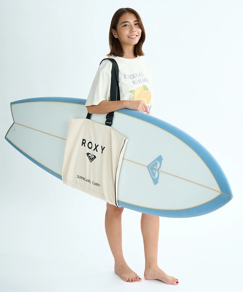 ROXY(ロキシー)の「SURFBOARD CANVAS TOT/ロキシーロゴトートバッグ(トートバッグ・レディース・ナチュラル・FREE)」の5枚目の写真