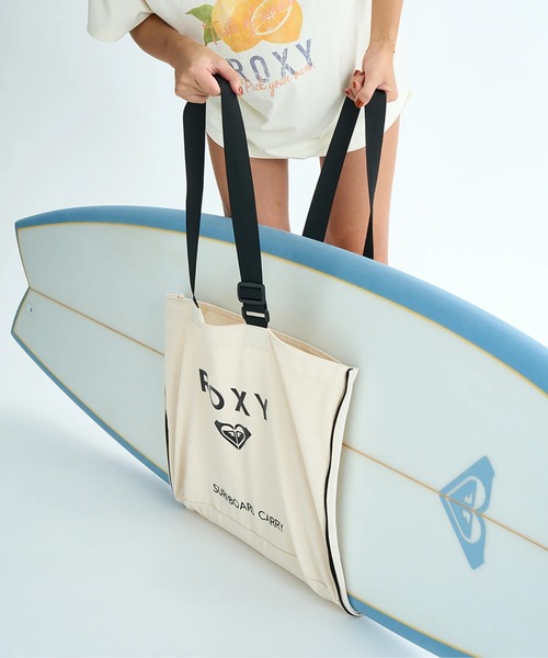 ROXY(ロキシー)の「SURFBOARD CANVAS TOT/ロキシーロゴトートバッグ(トートバッグ・レディース・ナチュラル・FREE)」の3枚目の写真