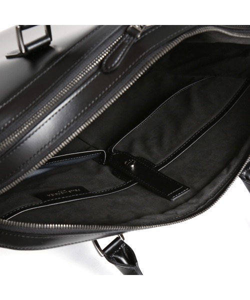 PELLE MORBIDA（ペッレモルビダ）の「Capitano（キャピターノ） CA402-ブリーフバッグ（２室タイプ）（ビジネスバッグ・メンズ・ブラック・FREE）」の12枚目の写真