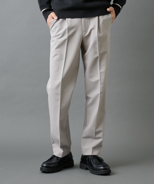 COLONY 2139（コロニートゥーワンスリーナイン）の「バックシャギーウーリーテーパードスラックス（スラックス・メンズ・チャコールグレー/ブラック/ライトグレー・MEDIUM/SMALL/LARGE）」の4枚目の写真