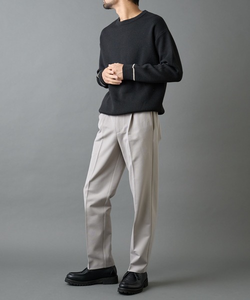 COLONY 2139（コロニートゥーワンスリーナイン）の「バックシャギーウーリーテーパードスラックス（スラックス・メンズ・チャコールグレー/ブラック/ライトグレー・MEDIUM/SMALL/LARGE）」の9枚目の写真