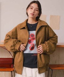 titivate（ティティベイト）の「フェイクレザー/スエードオーバージャケット（ブルゾン）」