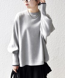 ダブルフェイス」に該当するレディースのニット/セーターファッション